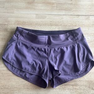 lululemon athletica Lavender Athletic Shorts